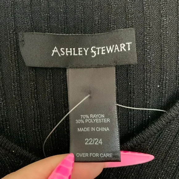 Ashley Stewart Cold Shoulder Sweater - Picture 4 of 5